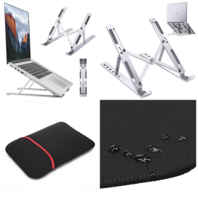 combo laptop stand & laptop pouch bag
